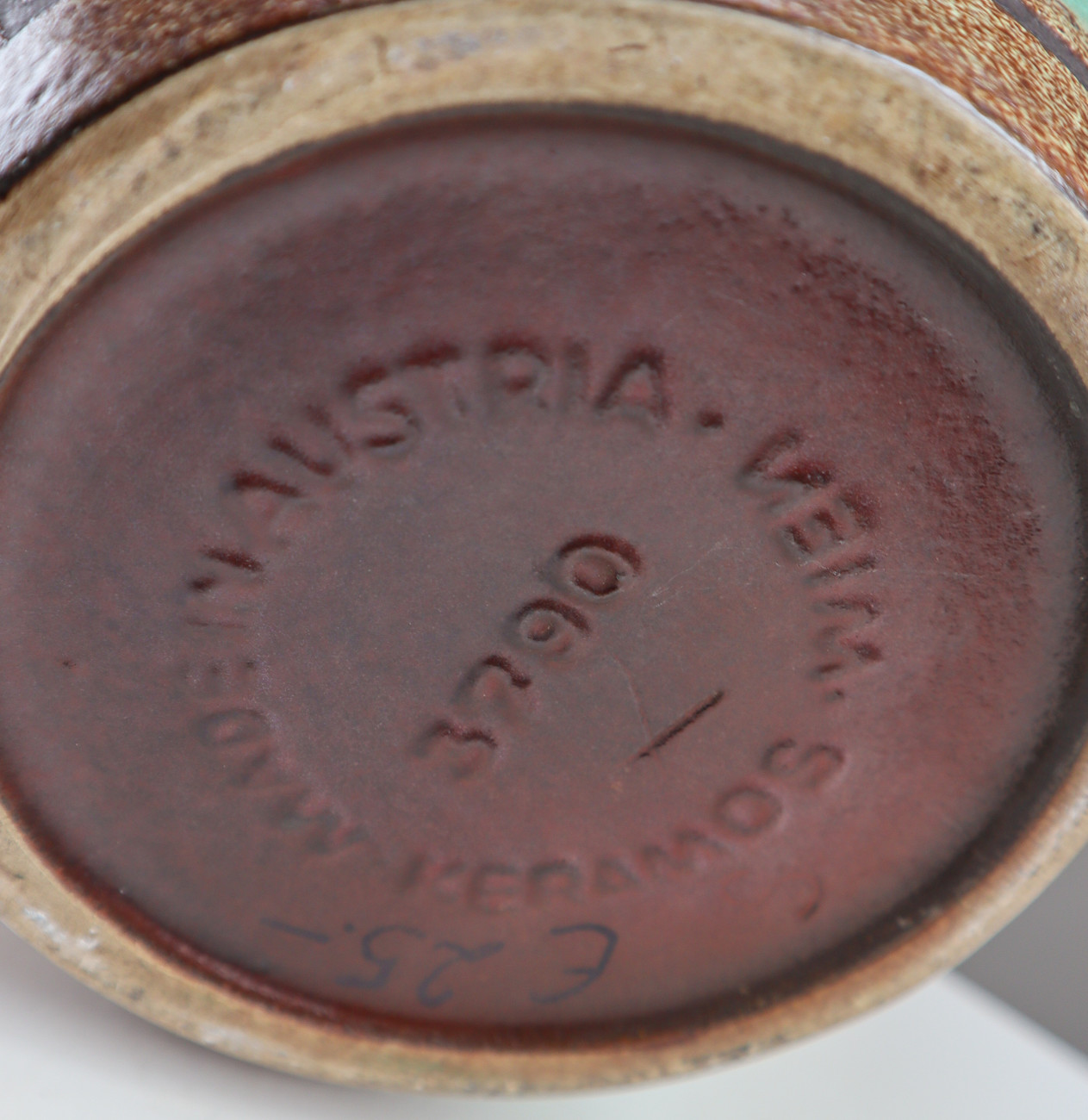 Ceramic Vase Made In Austria Mid-20th century