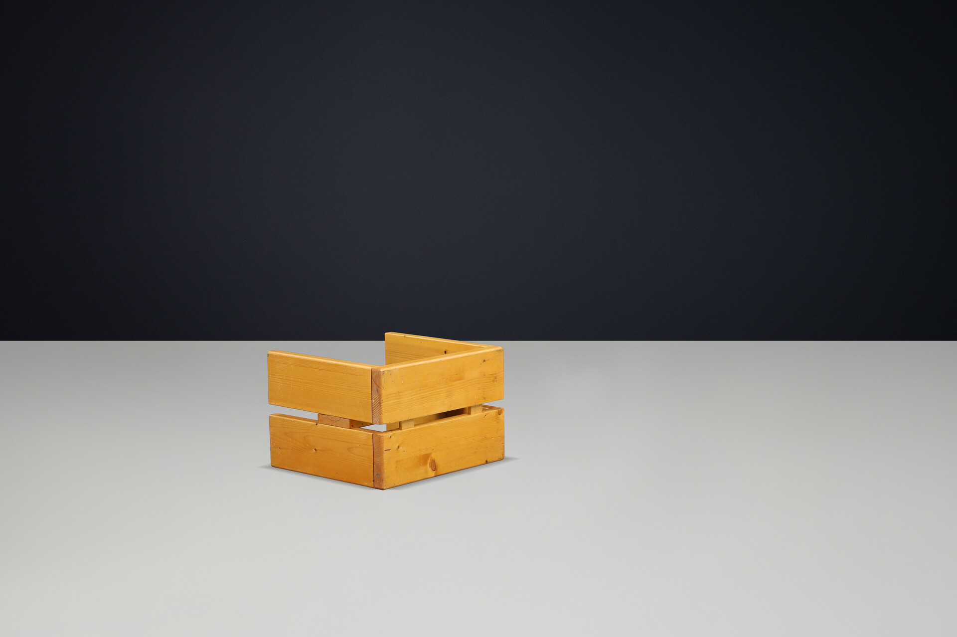 Charlotte Perriand Mid-Century Pine Stool, Les Arcs Ski Resort, 1960s Mid-20th century