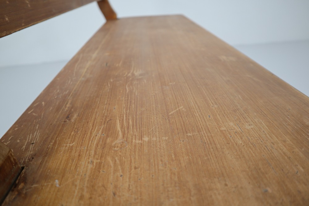 Elegant 19th Century, German Antique Hall Bench in Pine