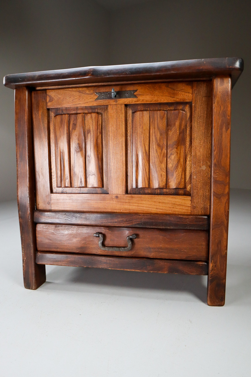 Elm cabinet by Olavi Hanninen, 1960s Mid-20th century