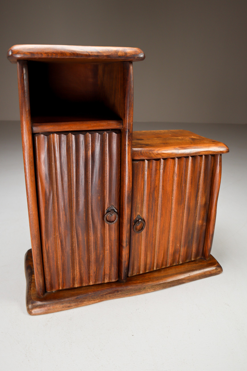 Elm Cabinet By Olavi Hanninen, Finland 1960s Mid-20th century