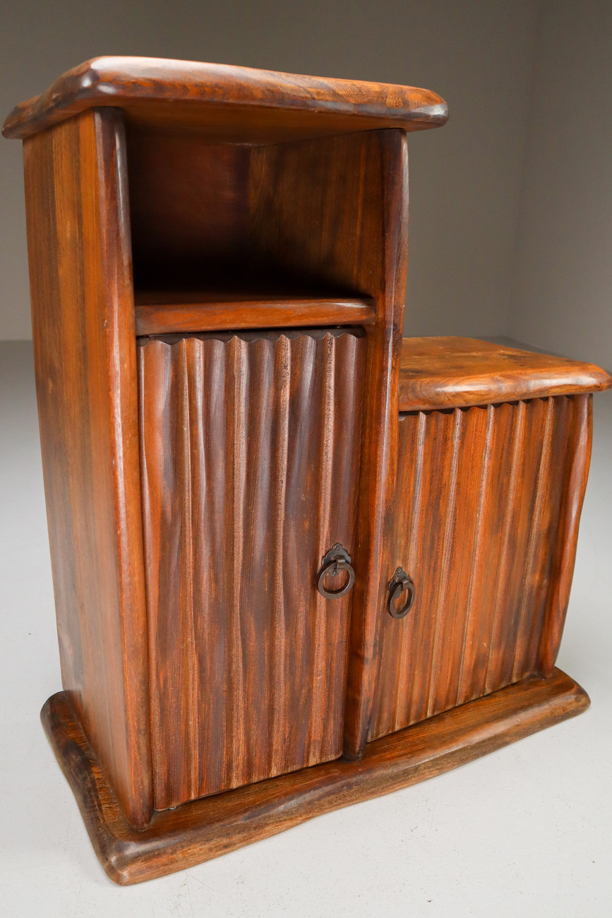Elm Cabinet By Olavi Hanninen, Finland 1960s Mid-20th century