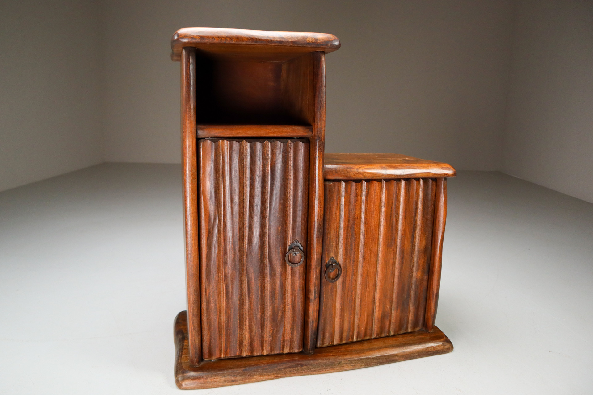 Elm Cabinet By Olavi Hanninen, Finland 1960s Mid-20th century