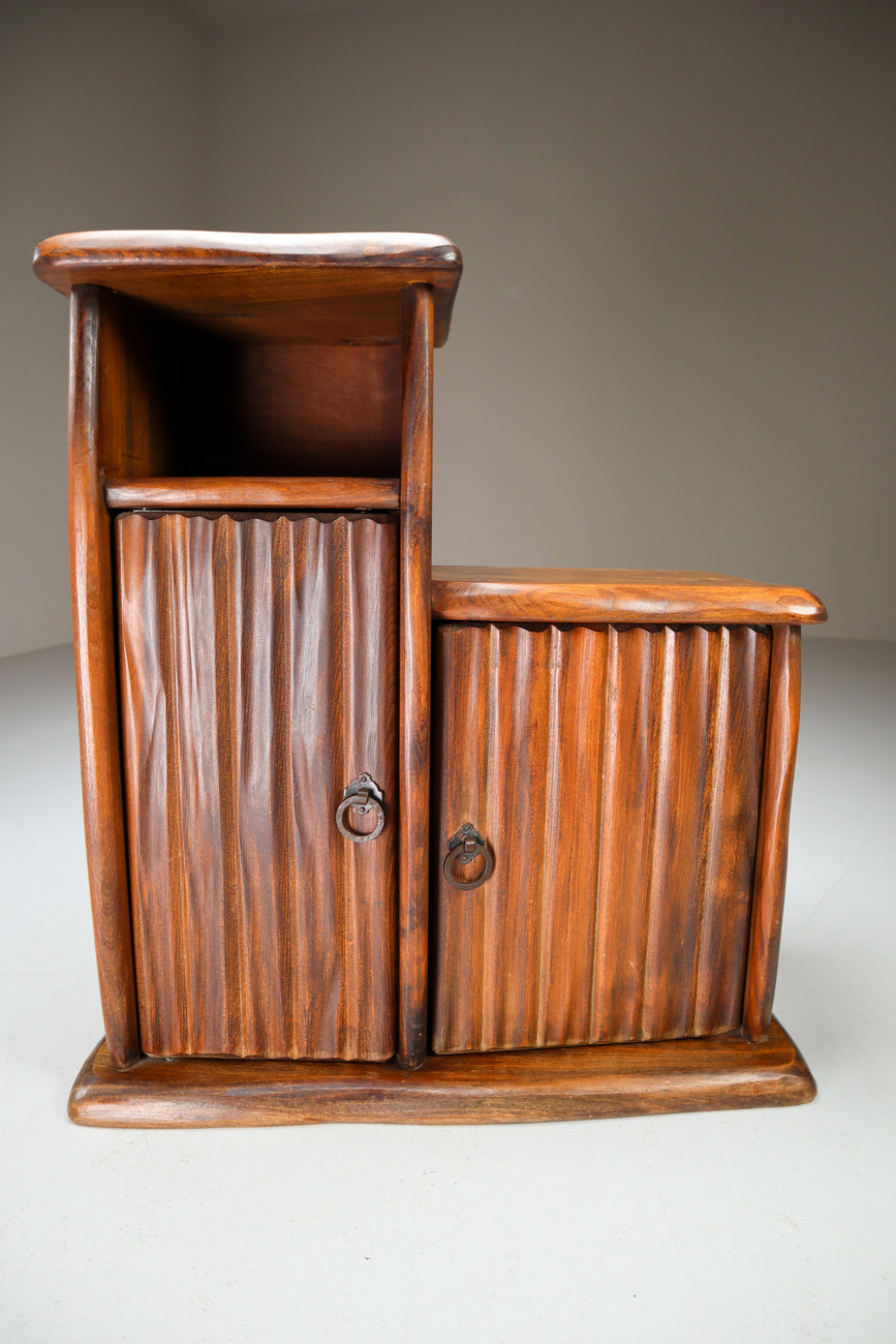 Elm Cabinet By Olavi Hanninen, Finland 1960s Mid-20th century