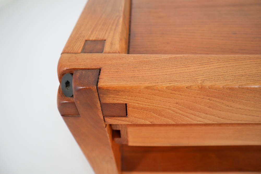 Elm Pierre Chapo Bar-Table France 1960s Mid-20th century