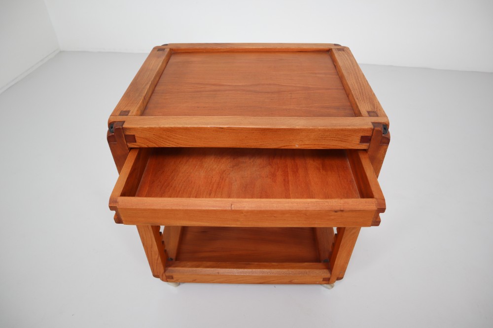 Elm Pierre Chapo Bar-Table France 1960s Mid-20th century