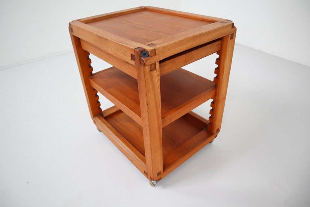 Elm Pierre Chapo Bar-Table France 1960s Mid-20th century