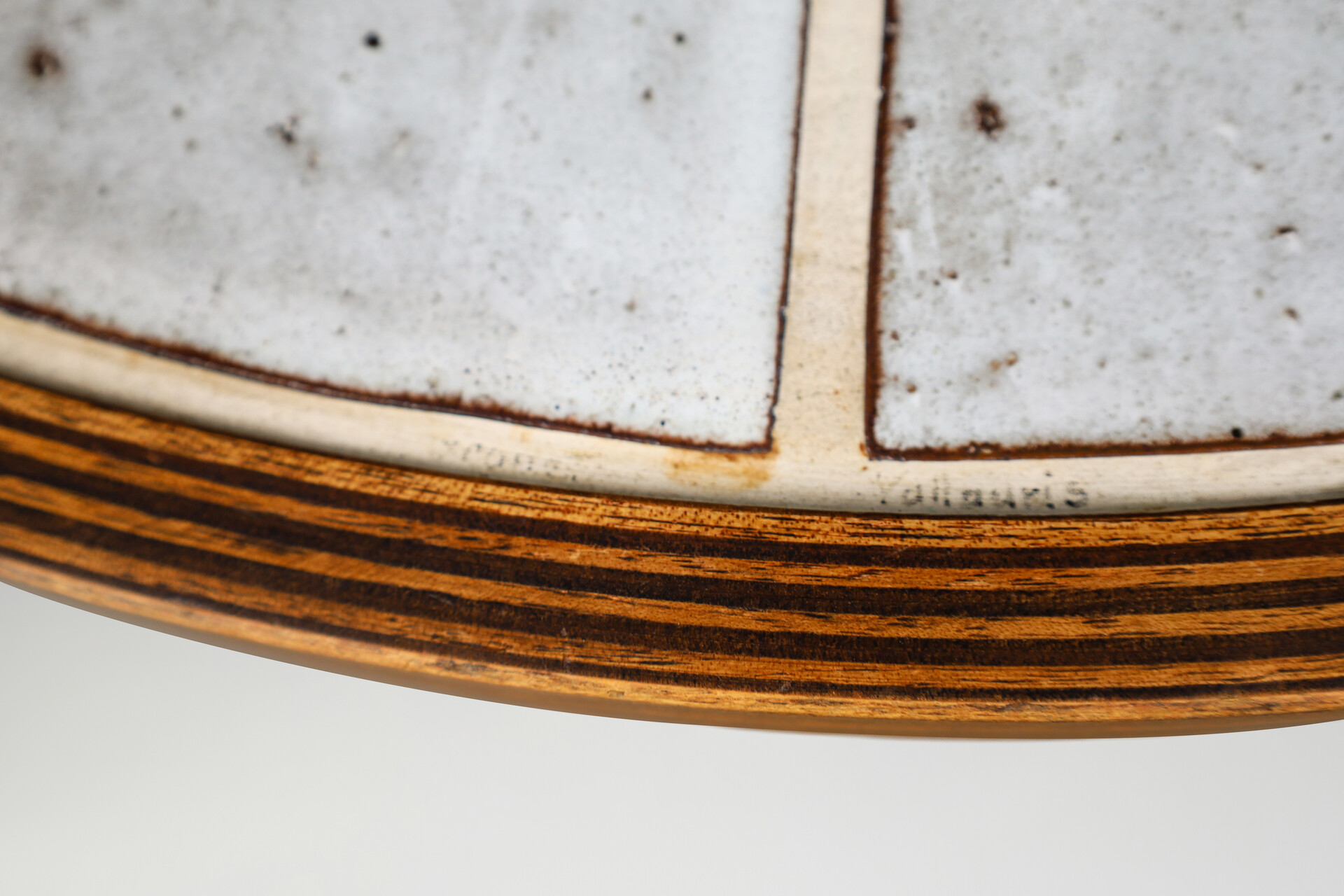 Exceptional Vallauris Ceramic Coffee Table with Sculptural Pedestal Base, 1960s Mid-20th century