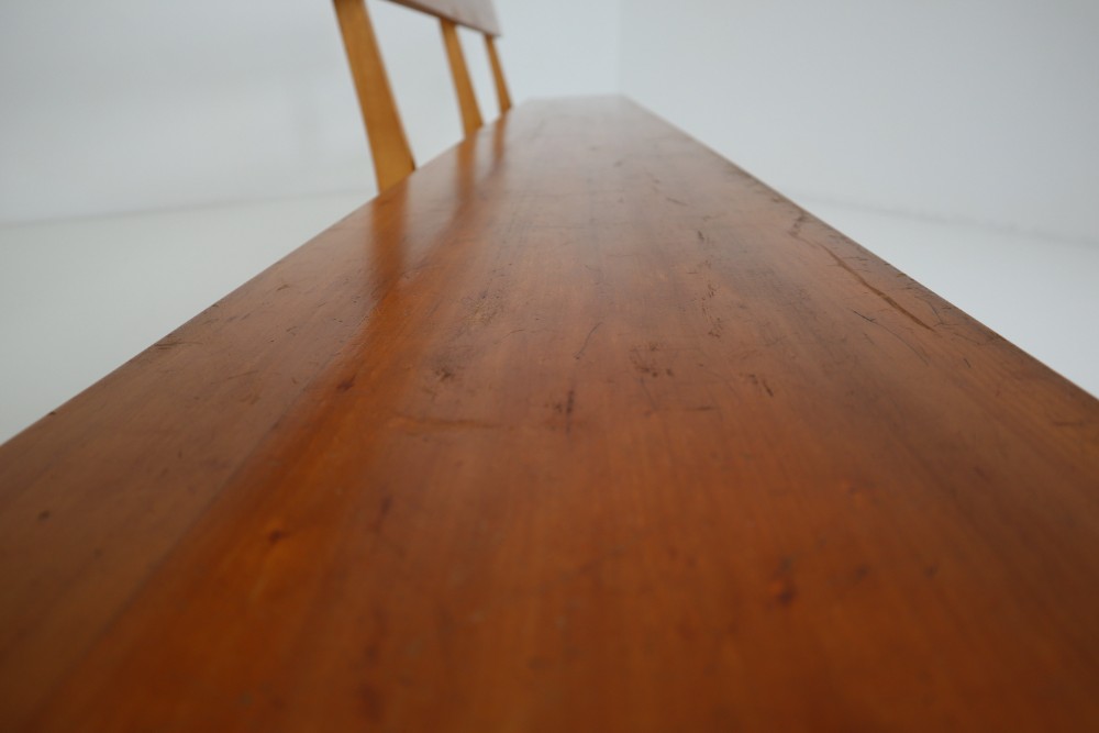 Four Large Mid-20 Century Scandinavian Wooden Benches