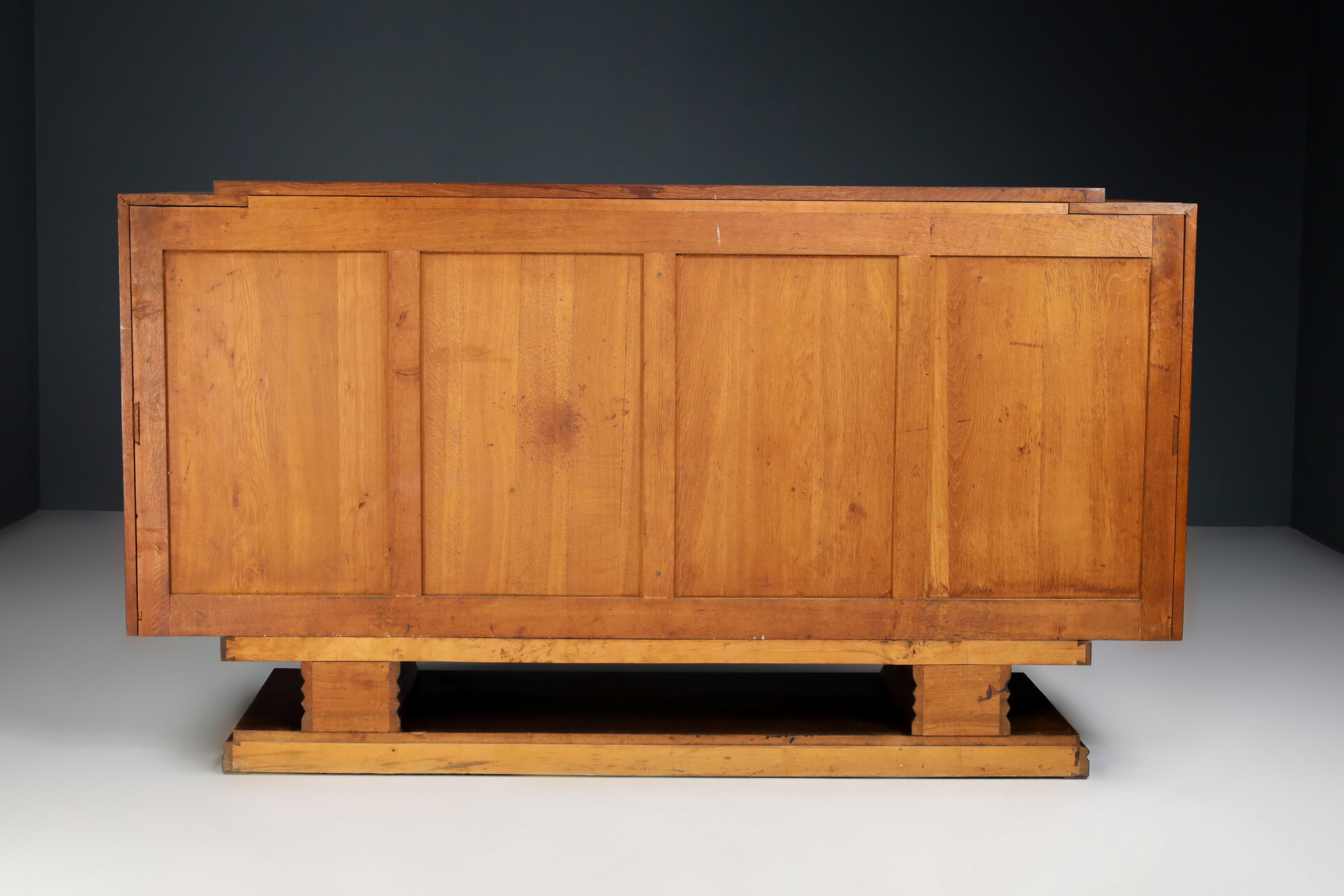 French Art Deco Sideboard in Oak by Charles Dudouyt , France 1940s Mid-20th century