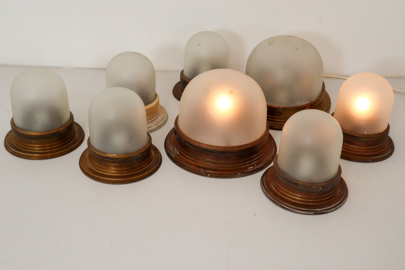 French Brass Ceiling/Wall lamp 1850