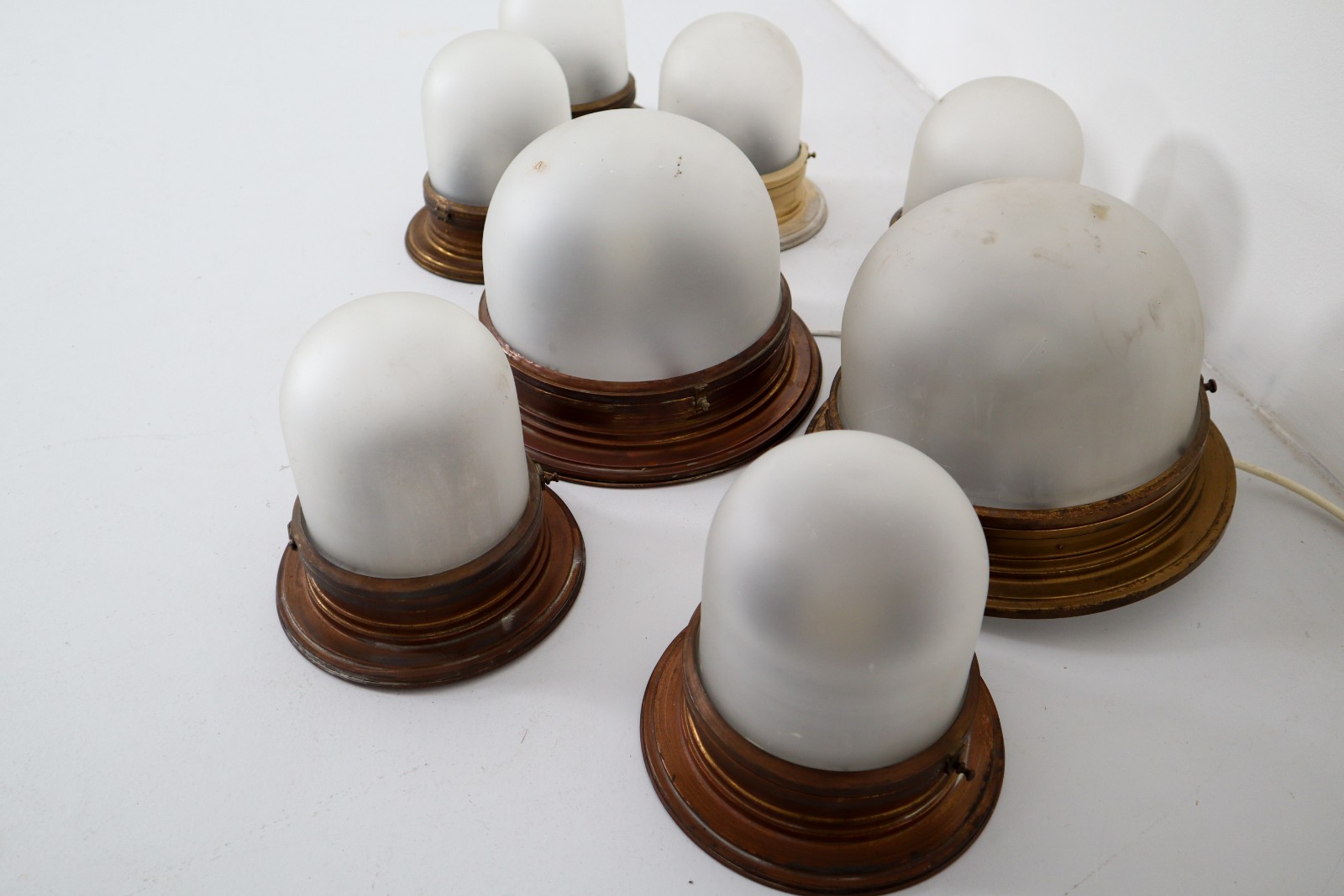 French Brass Ceiling/Wall lamp 1850