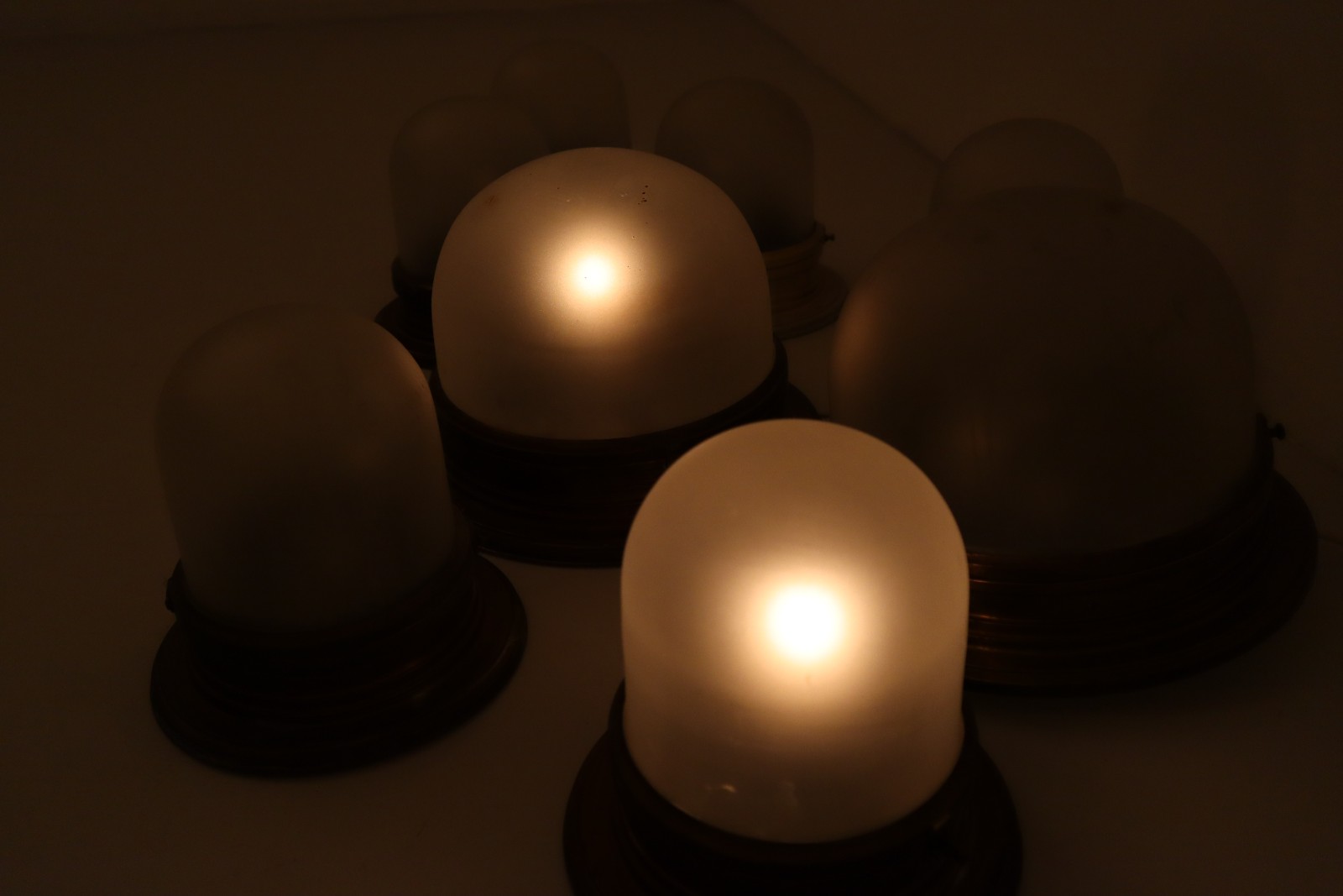 French Brass Ceiling/Wall lamp 1850