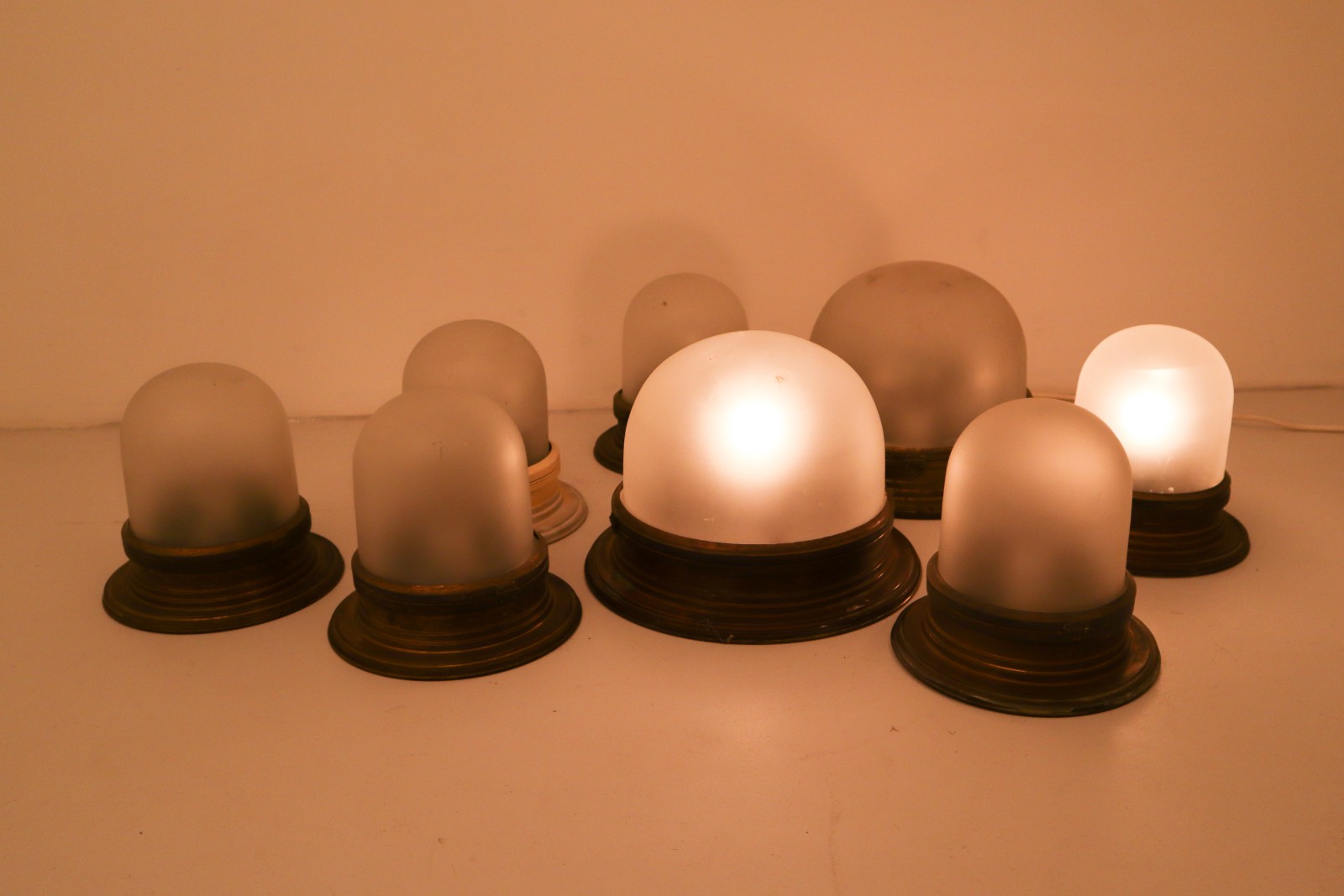 French Brass Ceiling/Wall lamp 1850