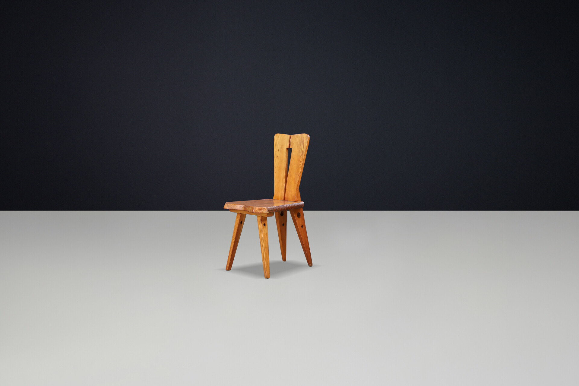 French Dining Chairs in the Style of Christian Durupt & Charlotte Perriand 1950 Mid-20th century