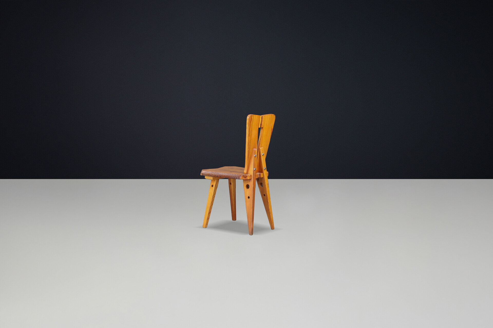 French Dining Chairs in the Style of Christian Durupt & Charlotte Perriand 1950 Mid-20th century