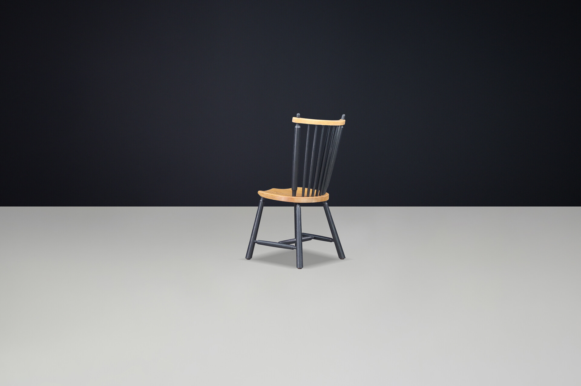 French provincial Oak dining room chairs France 1960s Mid-20th century