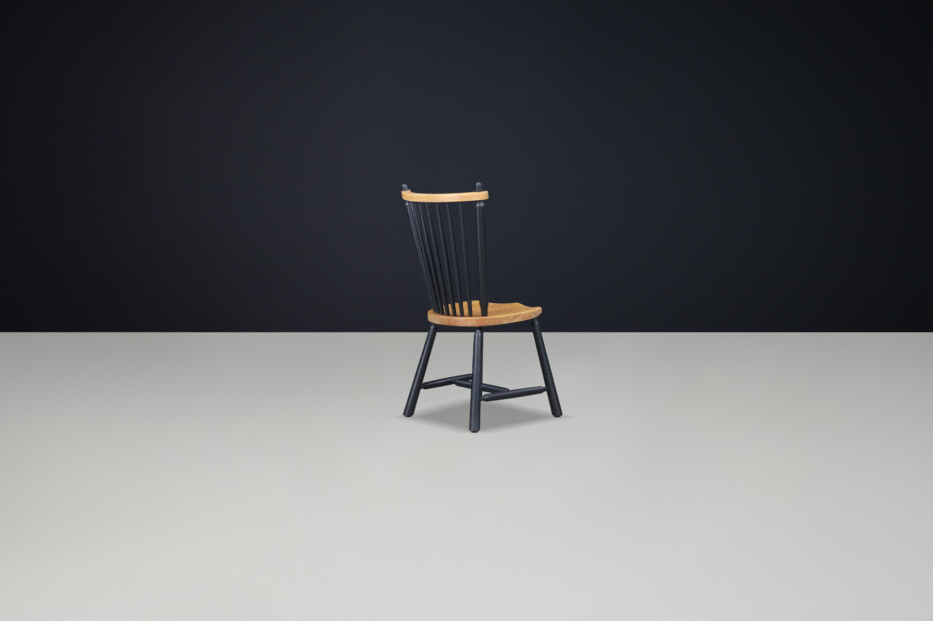 French provincial Oak dining room chairs France 1960s Mid-20th century