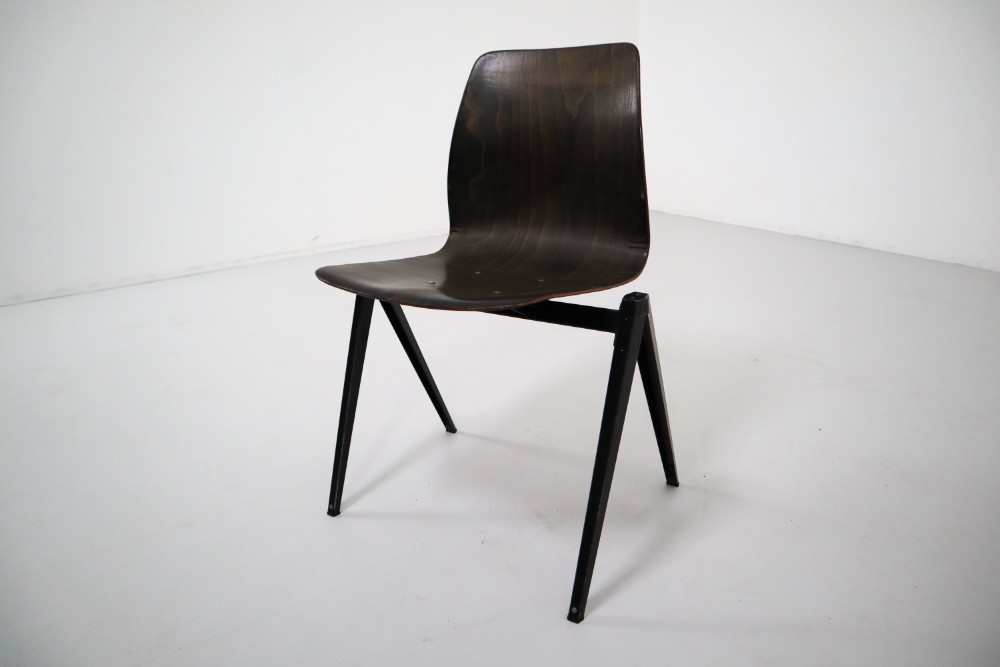  Galvanitas S22-Pagholz Industrial Diner Chairs, 1960s Mid-20th Century 