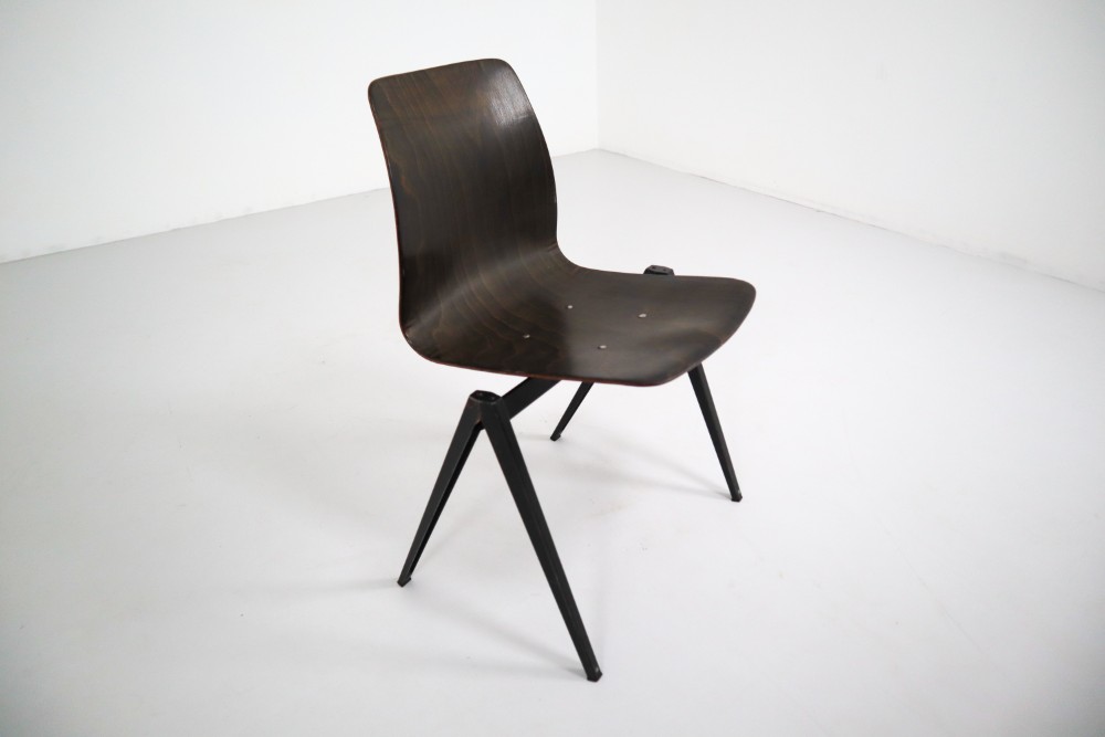  Galvanitas S22-Pagholz Industrial Diner Chairs, 1960s Mid-20th Century 