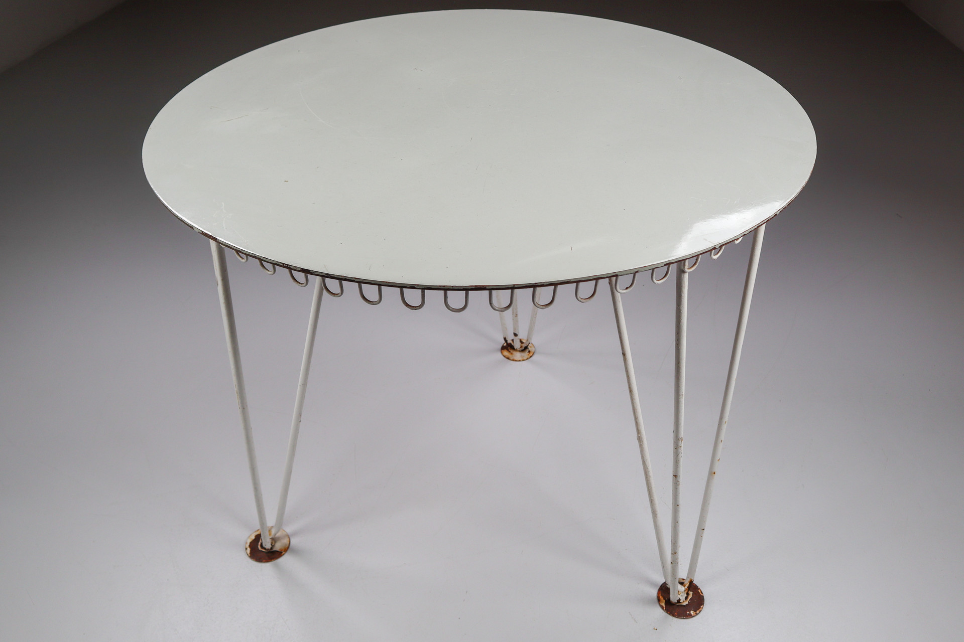 Garden/Patio Iron round table France 1960s Mid-20th century