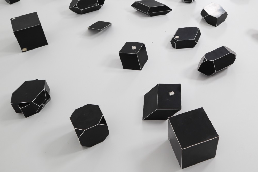 Geometric Bakelite Art Deco Science Classroom Crystal Models 20th century