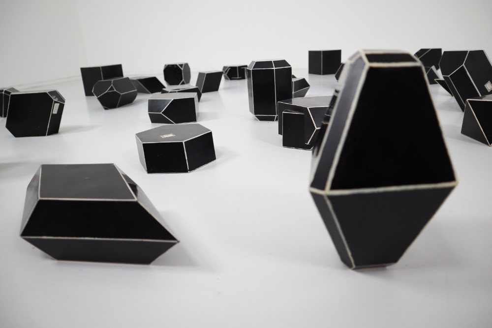 Geometric Bakelite Art Deco Science Classroom Crystal Models 20th century