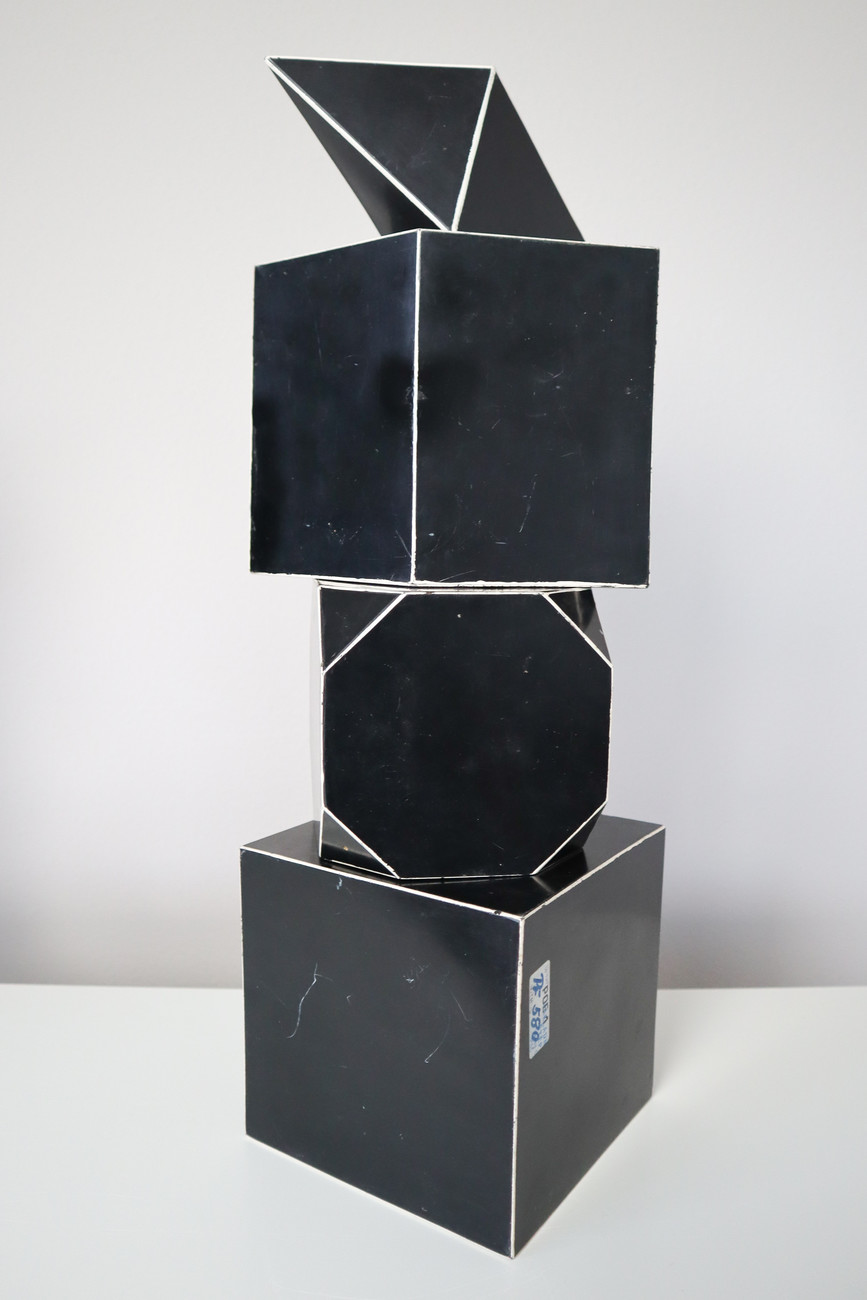 Geometric Bakelite Art Deco Science Classroom Crystal Models Praque, 1930 Early-20th century