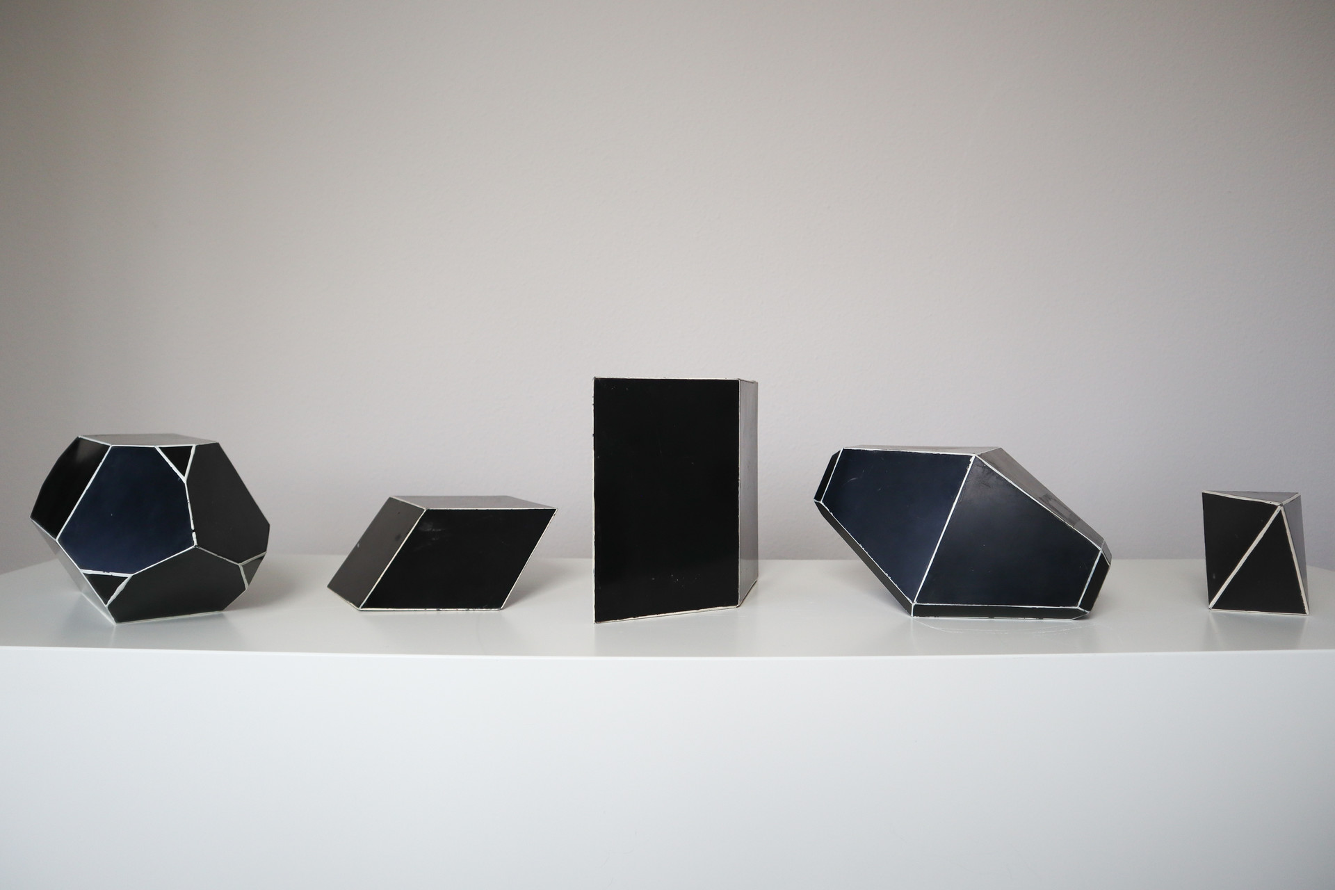 Geometric Bakelite Art Deco Science Classroom Crystal Models Praque, 1930 Early-20th century