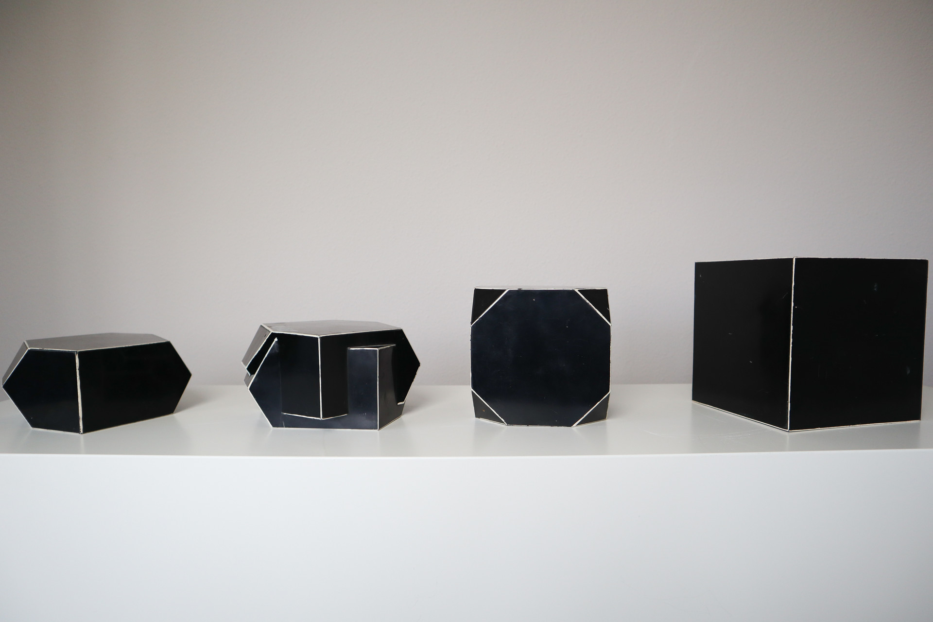 Geometric Bakelite Art Deco Science Classroom Crystal Models Praque, 1930 Early-20th century