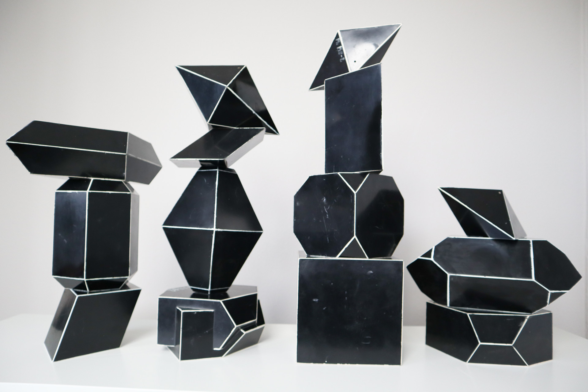 Geometric Bakelite Art Deco Science Classroom Crystal Models Praque, 1930 Early-20th century