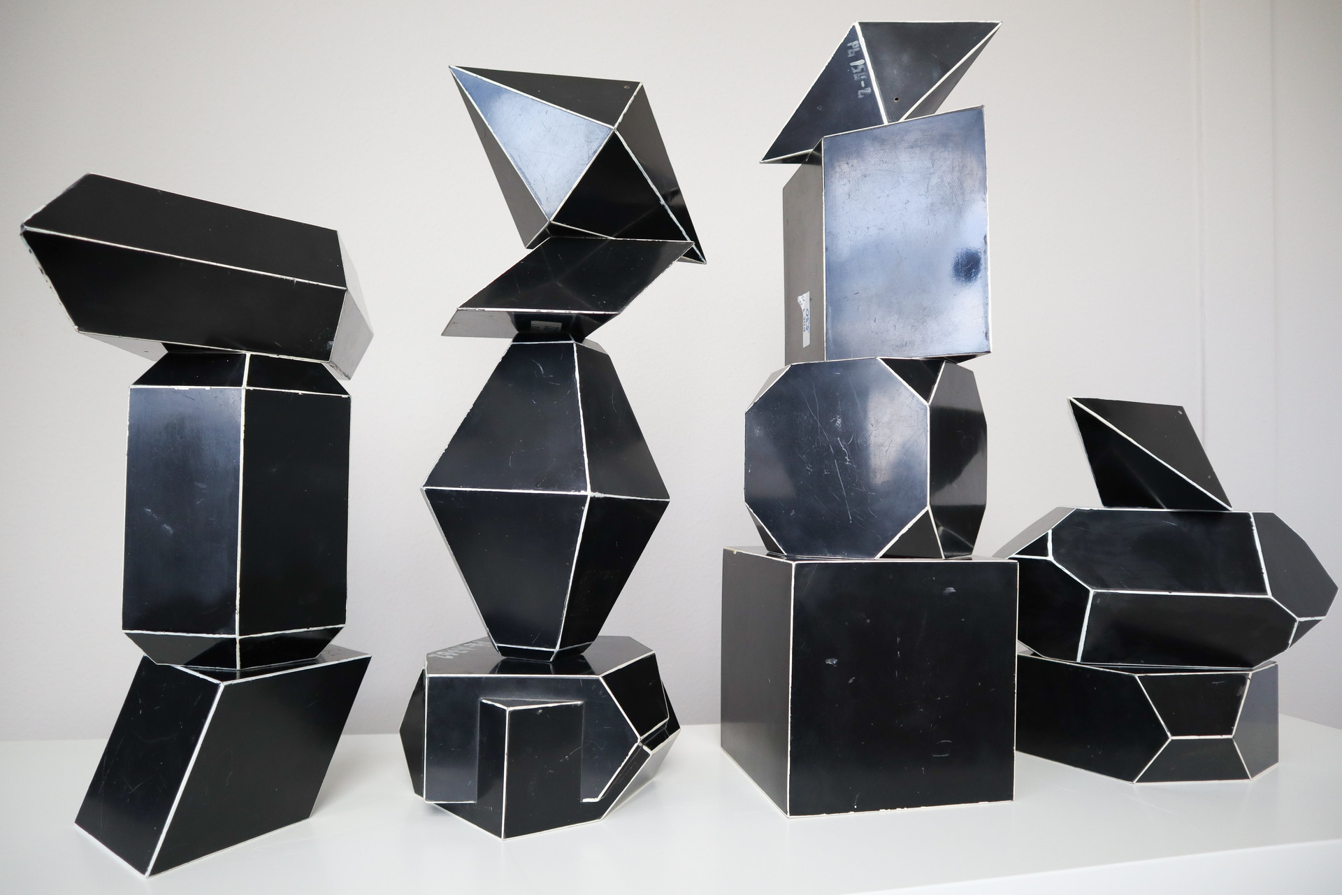 Geometric Bakelite Art Deco Science Classroom Crystal Models Praque, 1930 Early-20th century