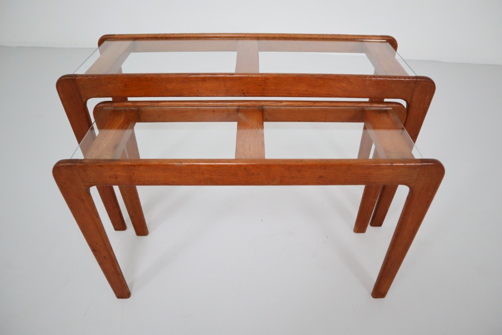 Gustave Gautier, tables gigogne , 1950's Mid-20th century