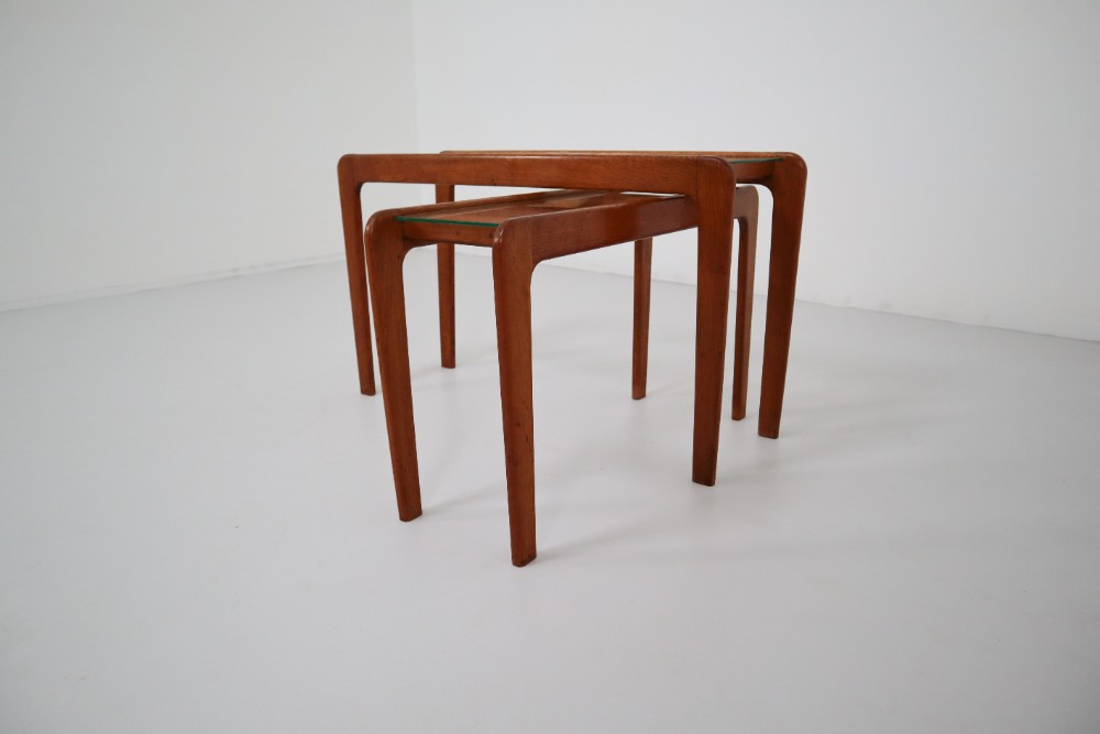 Gustave Gautier, tables gigogne , 1950's Mid-20th century