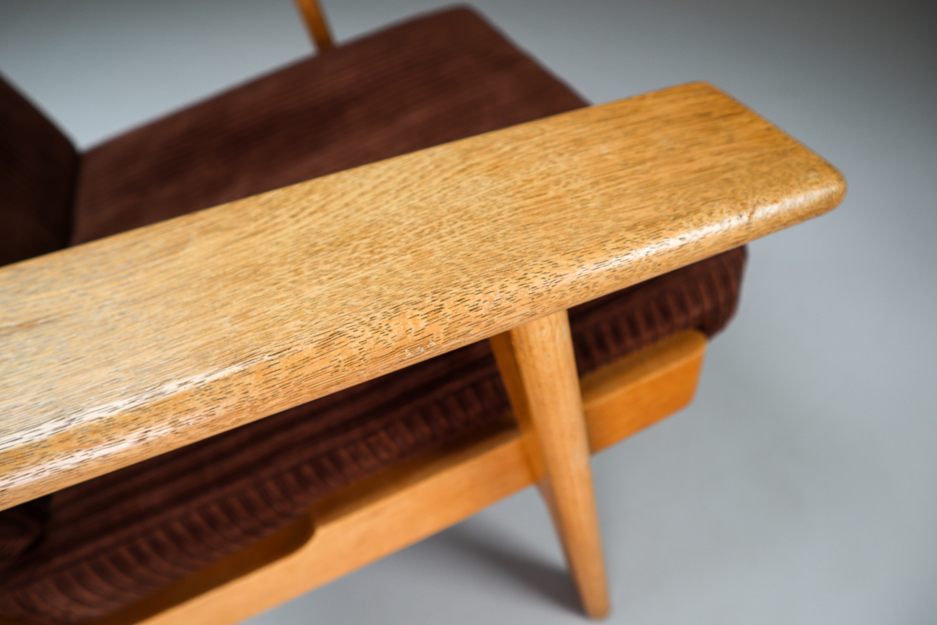 Hans J. Wegner GE290 Oak Framed Armchairs Designed for GETAMA-Denmark Mid-20th century