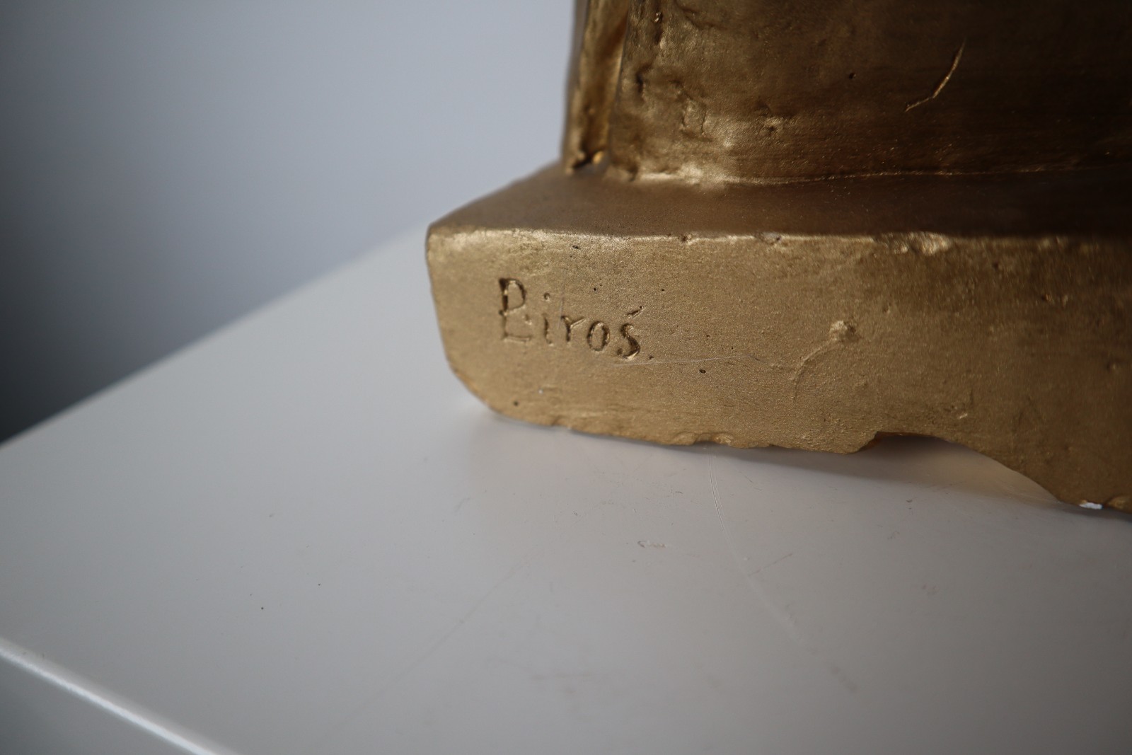 Head Plaster Sculpture CZ 1950s Mid-20th century