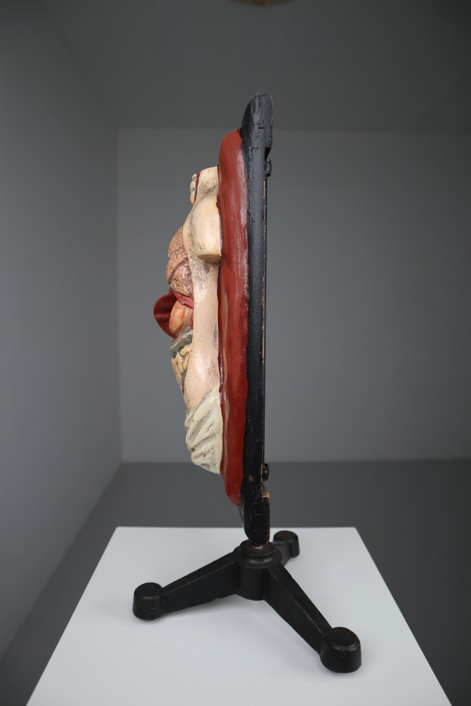 Human medical anatomical Torso model wood and plaster on metal base Czech Republic 1920s . 