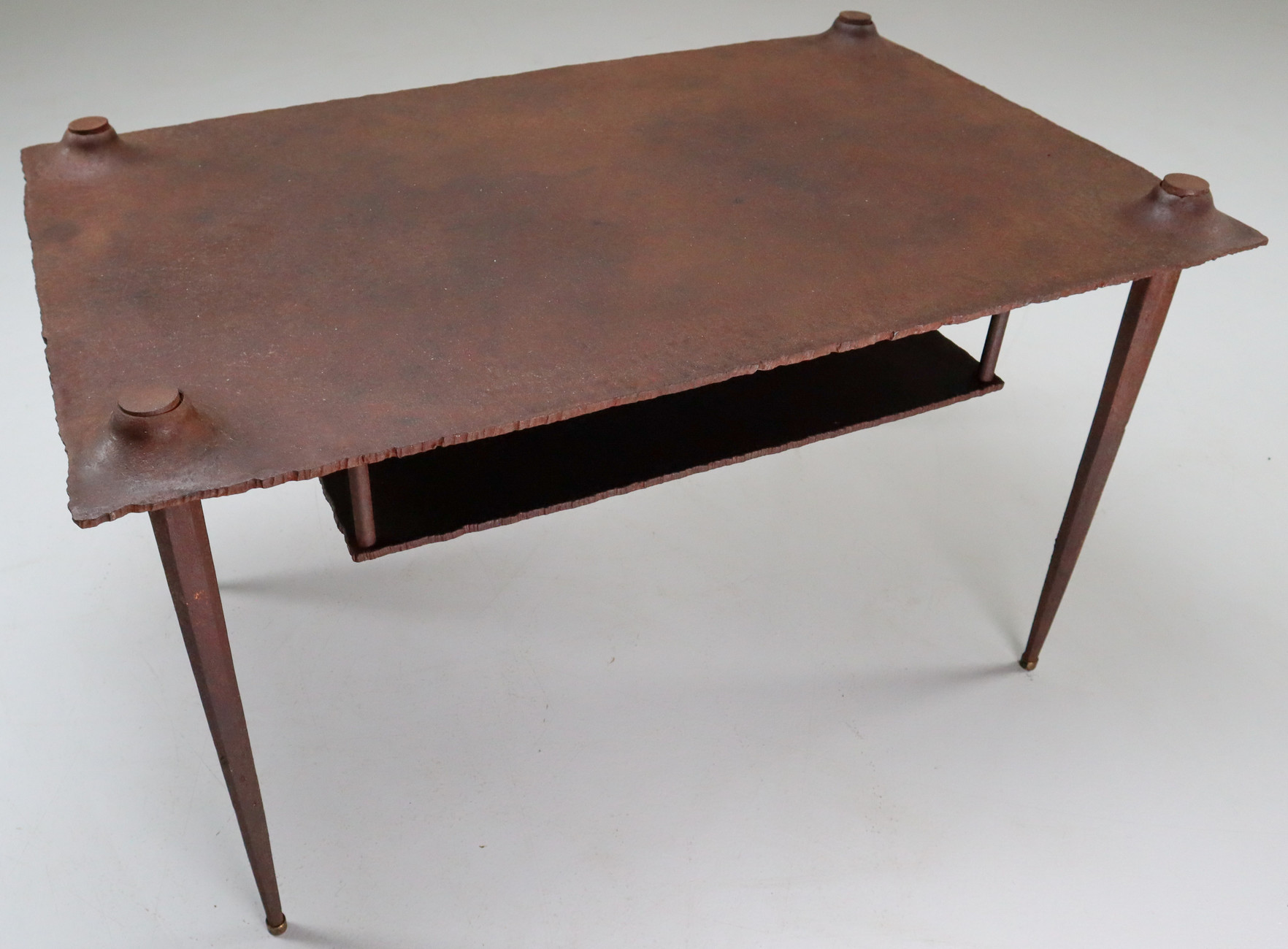 Idir Mecibah Brutalist Coffee Table Smederij Moerman, Belgium, 1998 Late-20th century