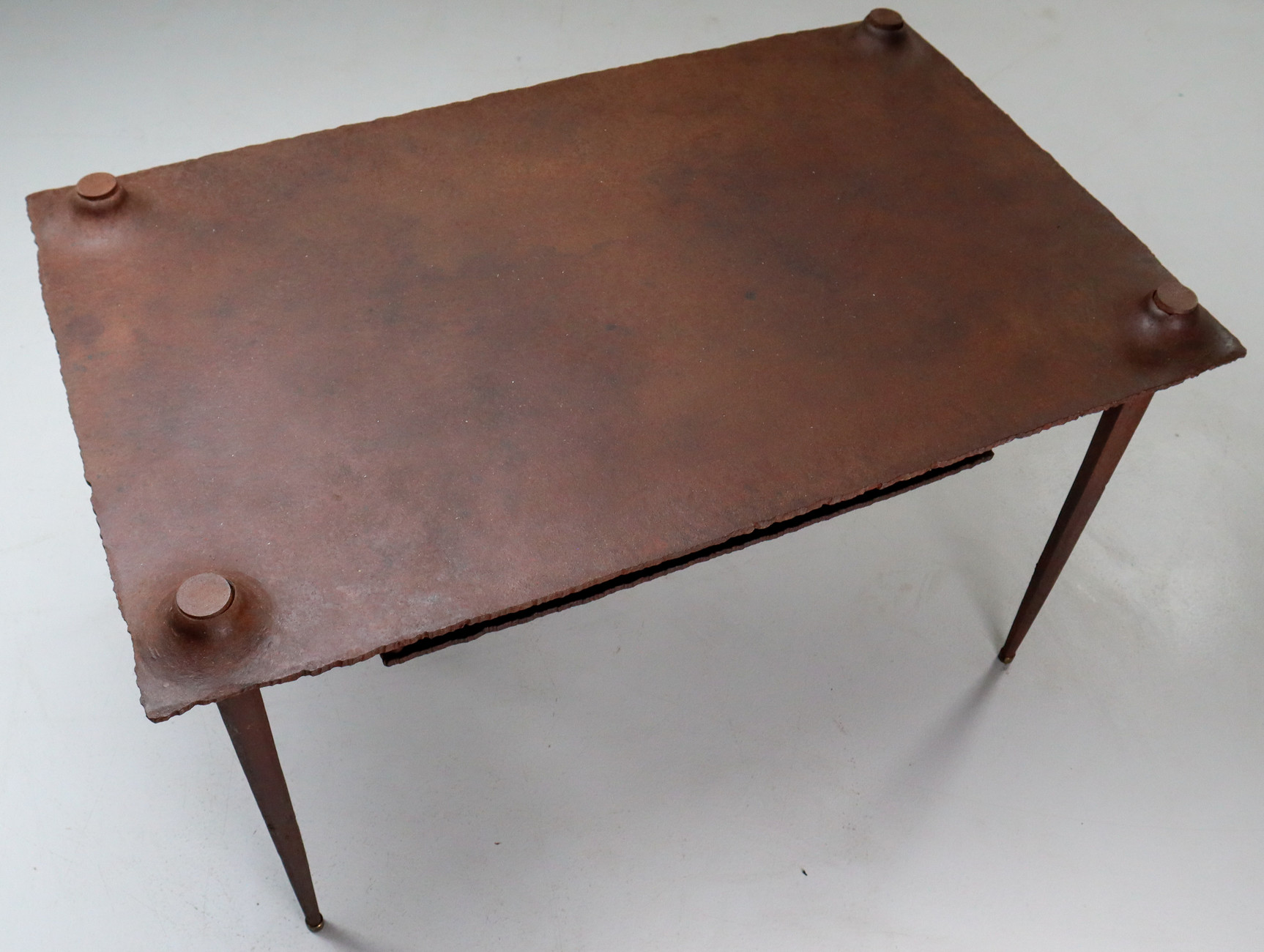 Idir Mecibah Brutalist Coffee Table Smederij Moerman, Belgium, 1998 Late-20th century