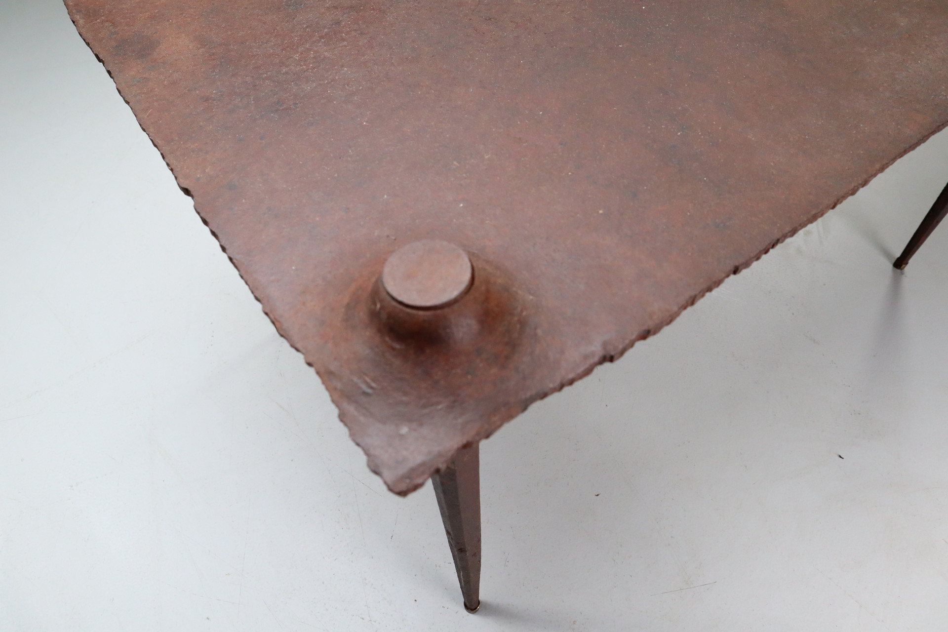Idir Mecibah Brutalist Coffee Table Smederij Moerman, Belgium, 1998 Late-20th century