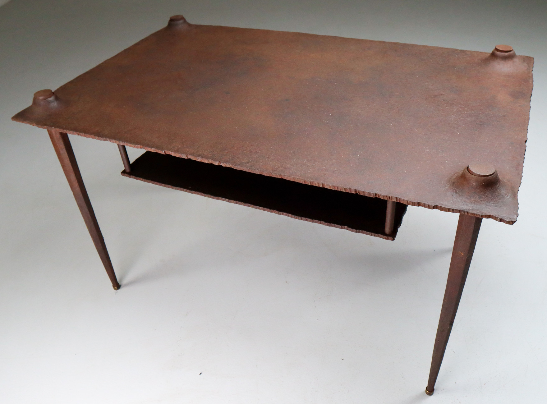 Idir Mecibah Brutalist Coffee Table Smederij Moerman, Belgium, 1998 Late-20th century