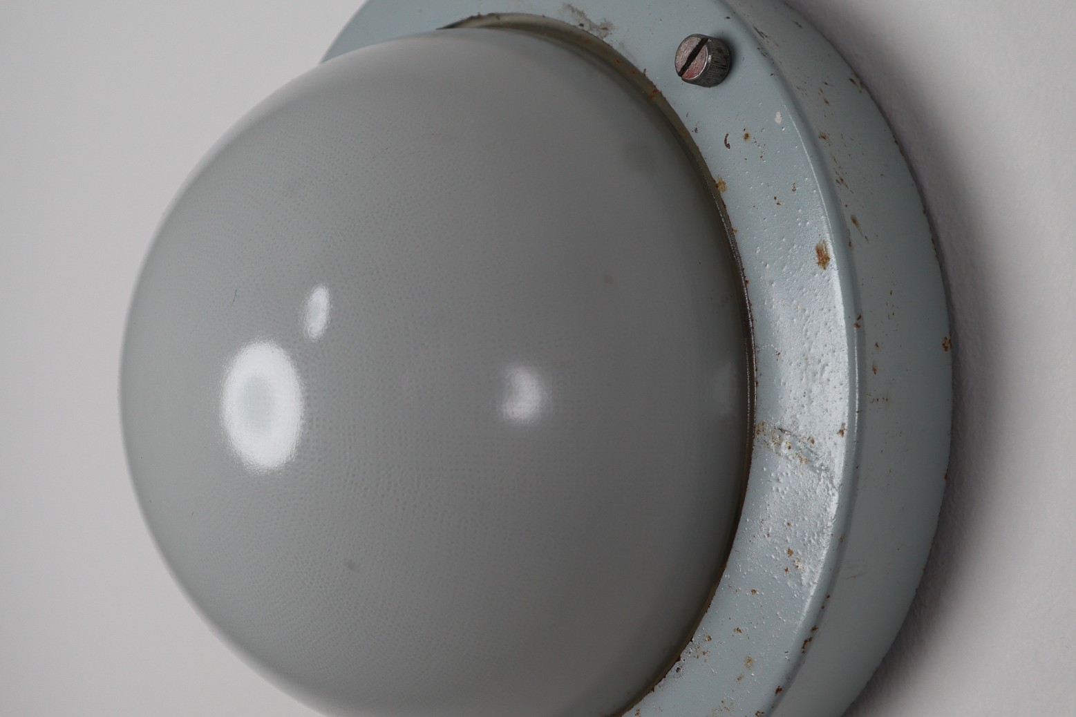 Industrial 100 x wall/ceiling lamp Mid-20th century