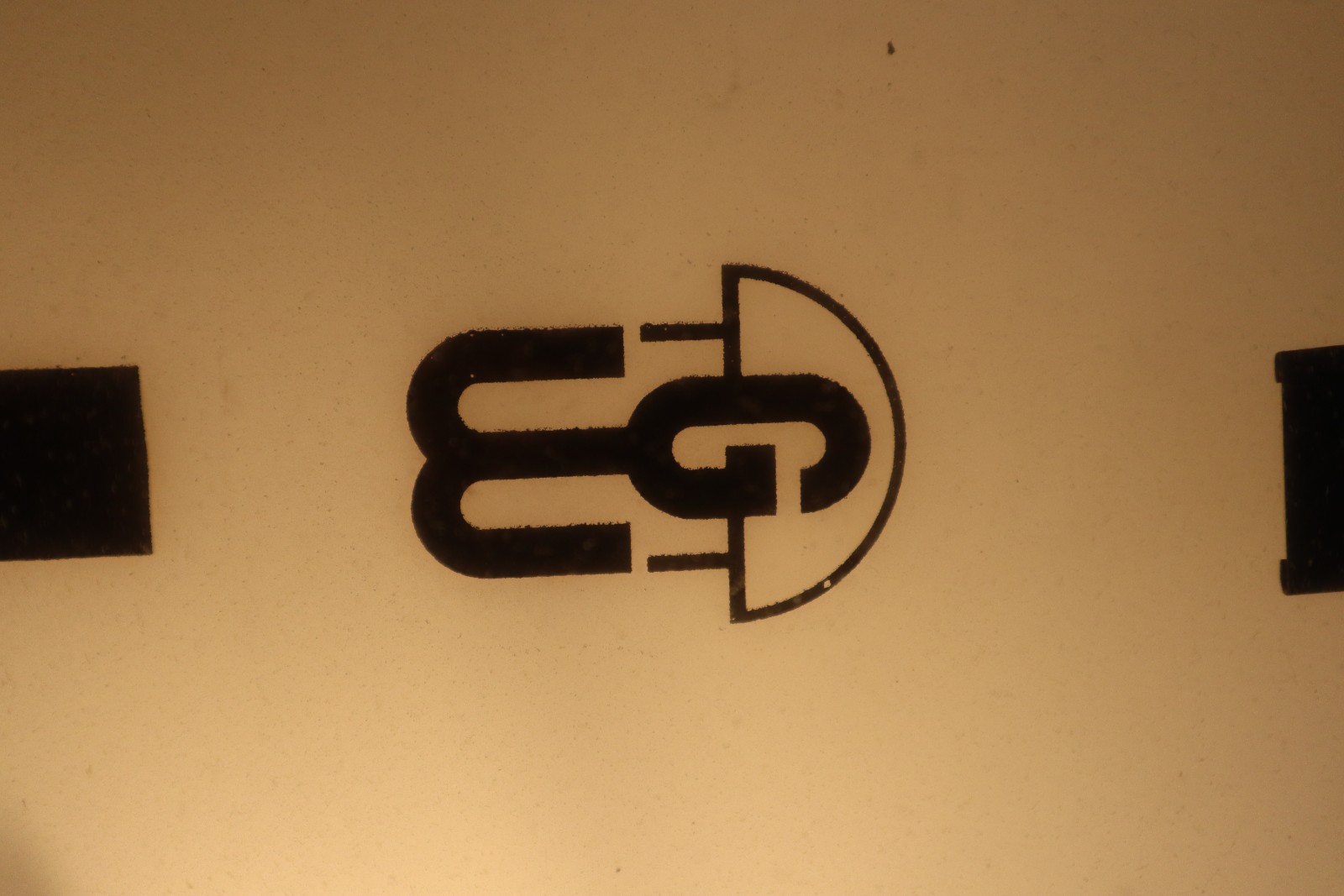 Large German Double Face Factory Clock 1930 Mid-20th century