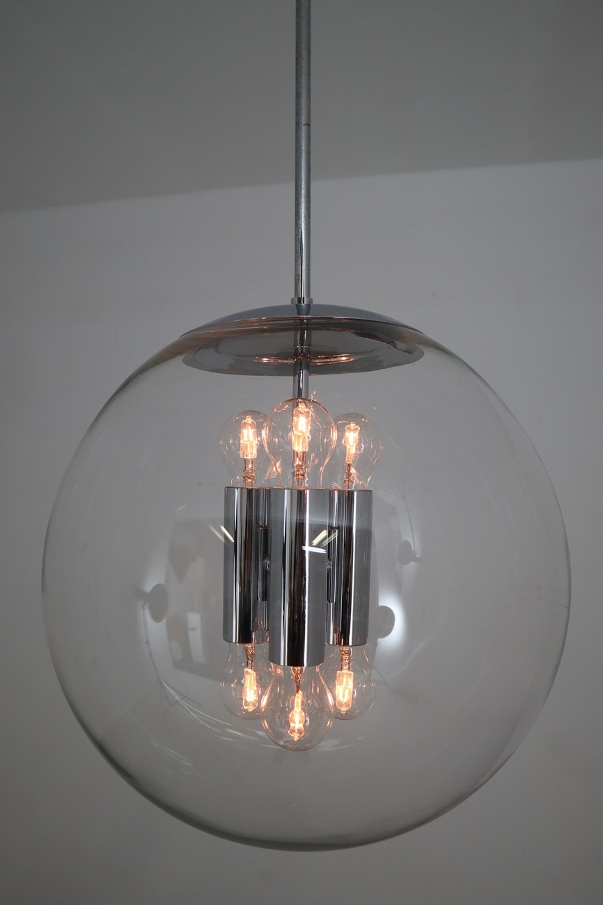 Large Hand Blown Pendants Made by the German Manufacturer Limburg Glashütte