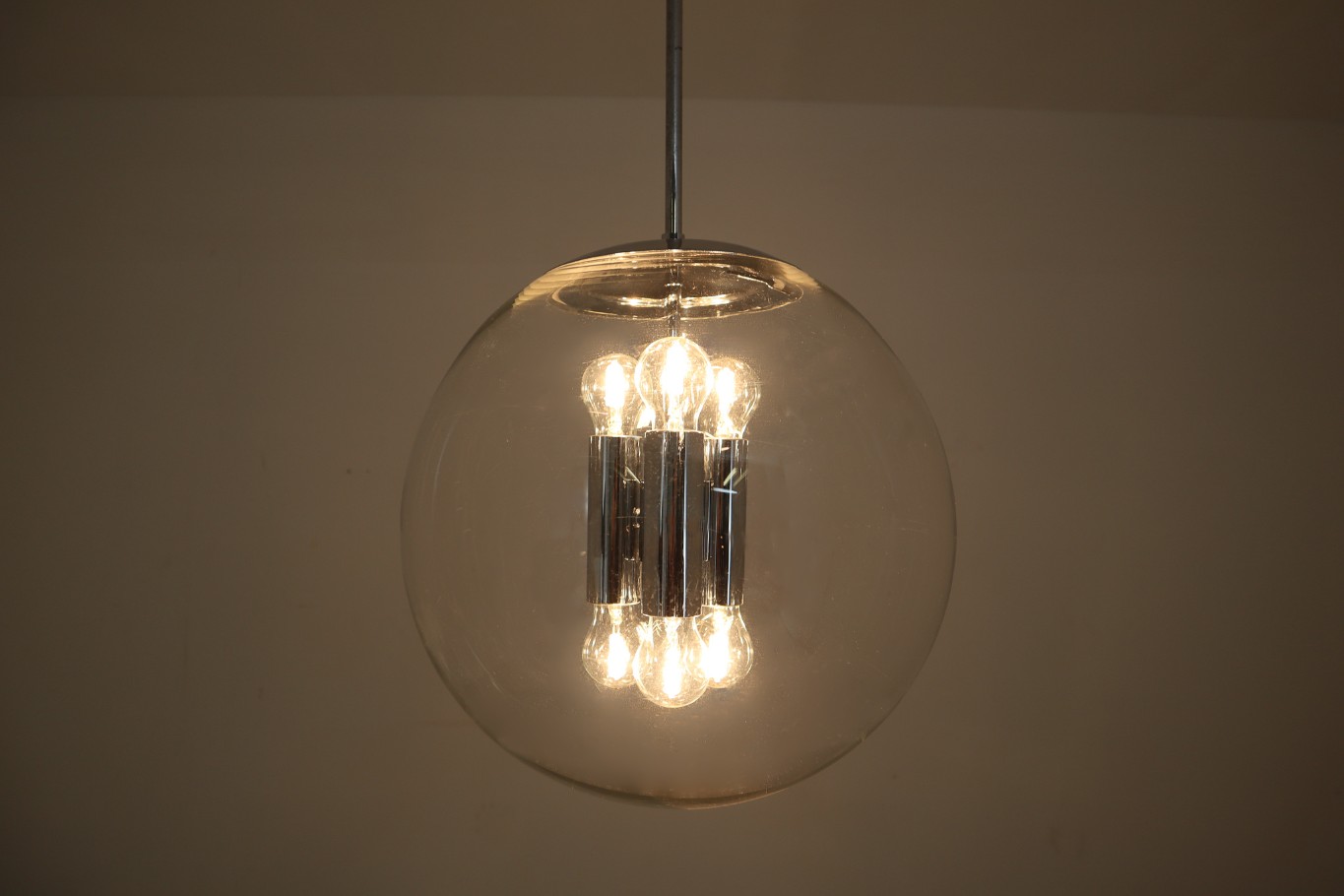 Large Hand Blown Pendants Made by the German Manufacturer Limburg Glashütte