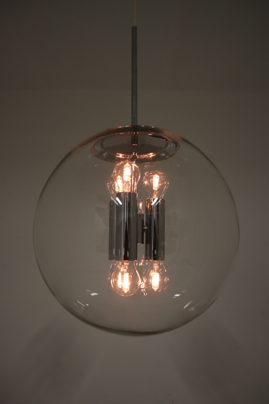 Large Hand Blown Pendants Made by the German Manufacturer Limburg Glashütte