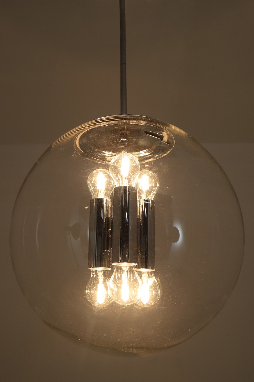 Large Hand Blown Pendants Made by the German Manufacturer Limburg Glashütte