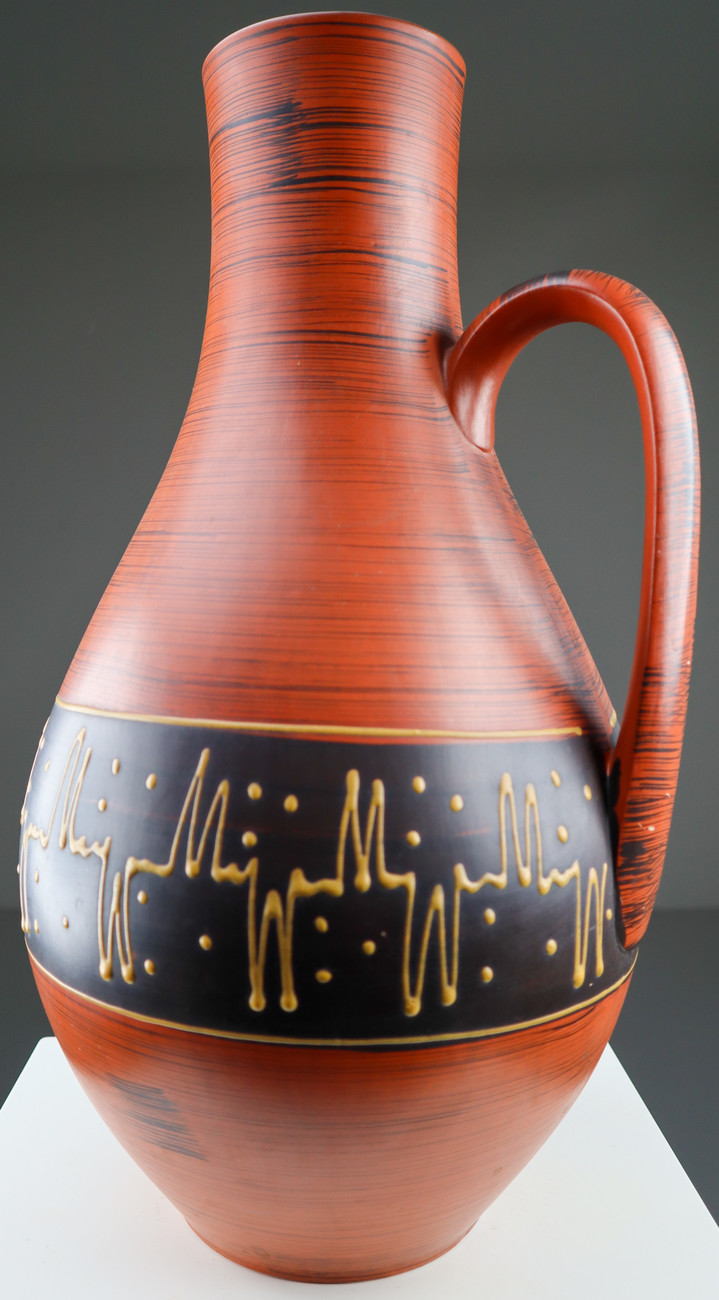 Large Mid-Century Modern Ceramic Vase or Vessel Austria 1960s Mid-20th century