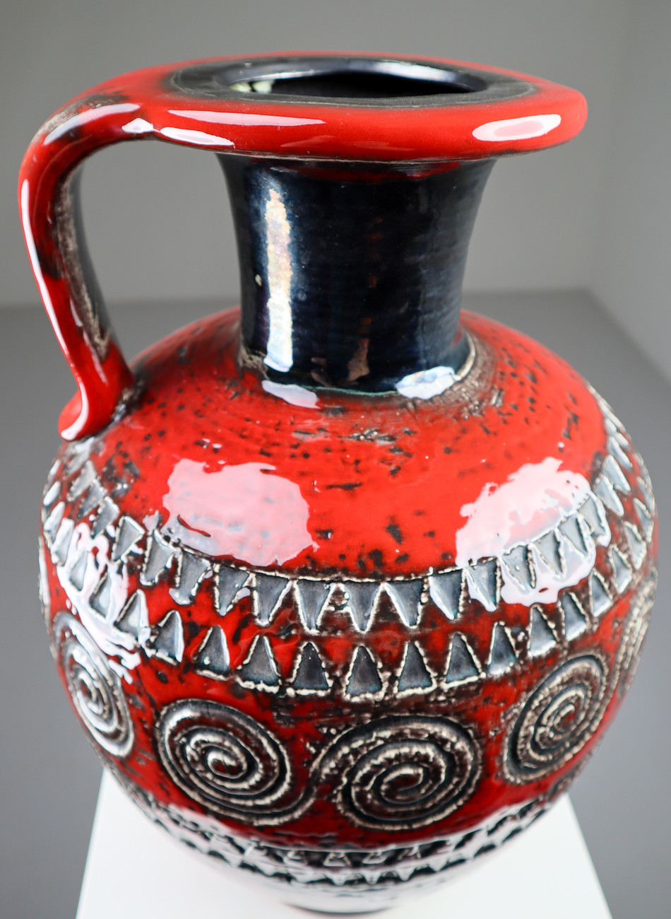 Large Mid-Century Modern Ceramic Vase Or Vessel Austria Mid-20th century