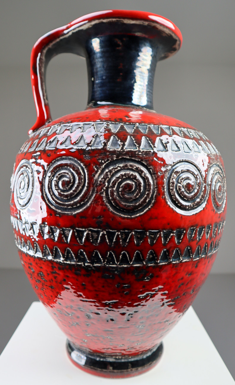 Large Mid-Century Modern Ceramic Vase Or Vessel Austria Mid-20th century